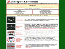 Tablet Screenshot of clarkespares.com